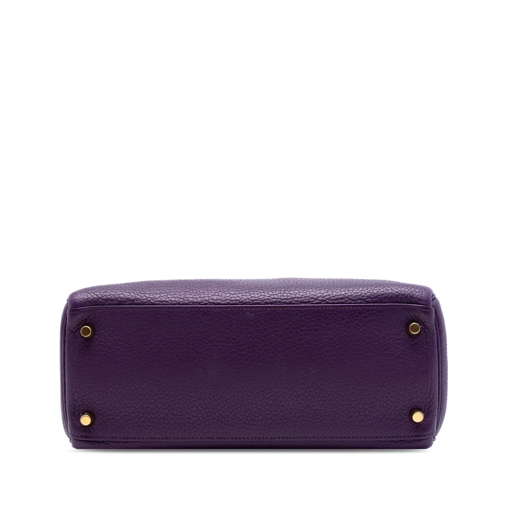 Pre-Loved Hermes Taurillon Clemence Kelly II Retourne 28